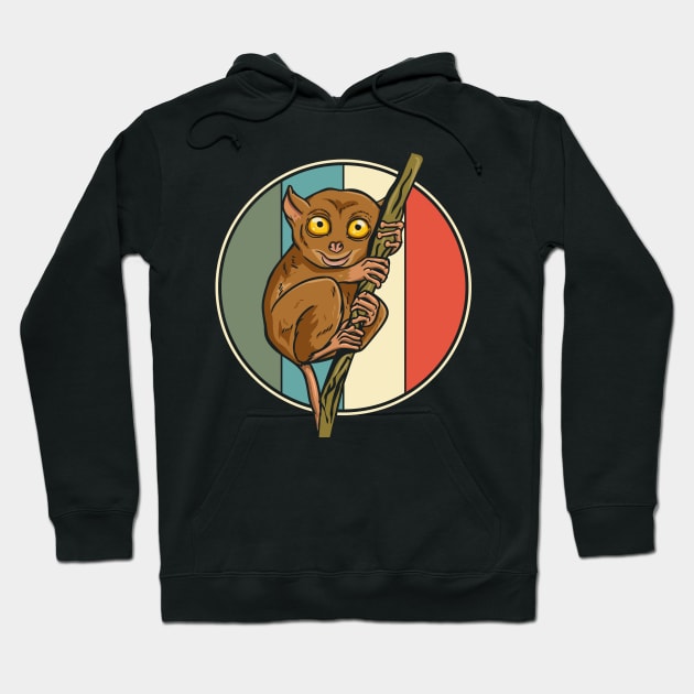 Tarsier Retro Hoodie by KAWAIITEE